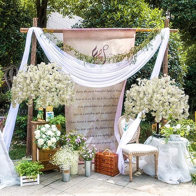 Artificial Cherry Tree Weeping Cherry Tree White Cherry Tree for Indoor Outdoor Home Office Party Table Center Wedding