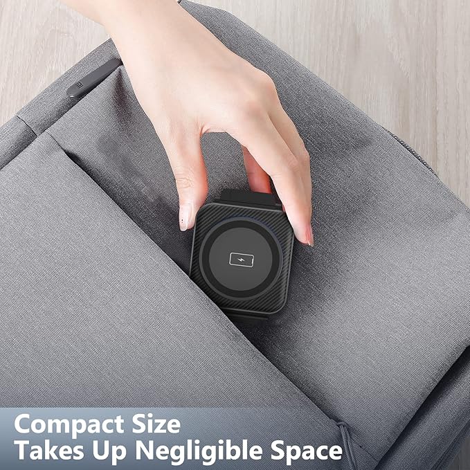 Travel Charger for Samsung Multi Devices, Foldable 3 in 1 Wireless Charging Station Fast Charging Stand/Pad Compatible for Samsung Galaxy S25/S24/S23/Note20 GalaxyWatch8/7/6 Galaxy Buds4