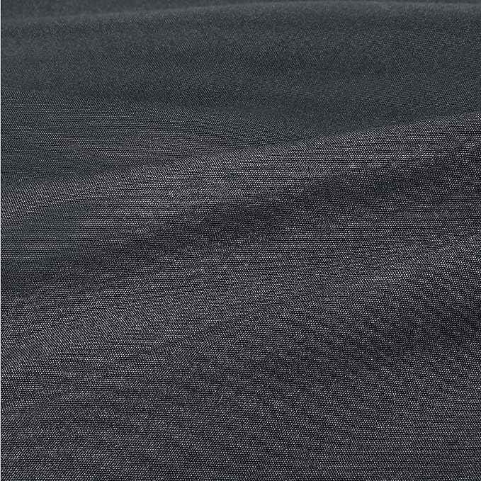 Amazon Basics Reusable Stain and Wrinkle Resistant Cloth Napkins, 12 Pack, 17 x 17 inches, Black
