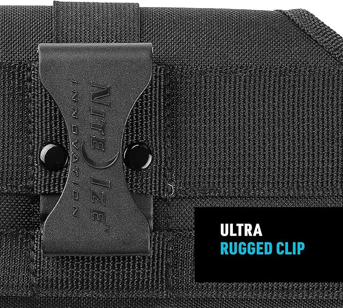 Clip Case Horizontal Universal Phone Holster - XXL - USA Patch